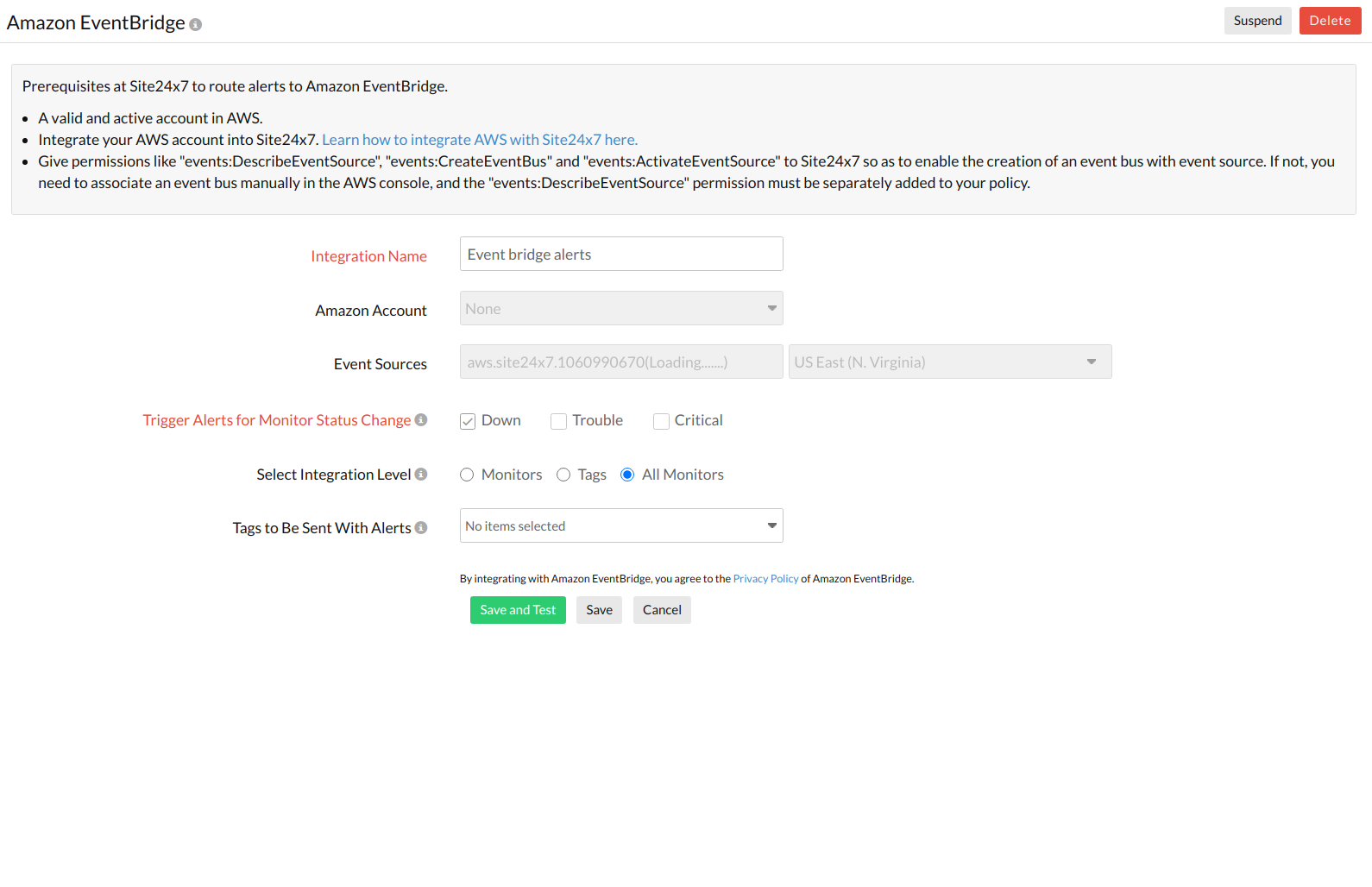 amazon-eventbridge-integration