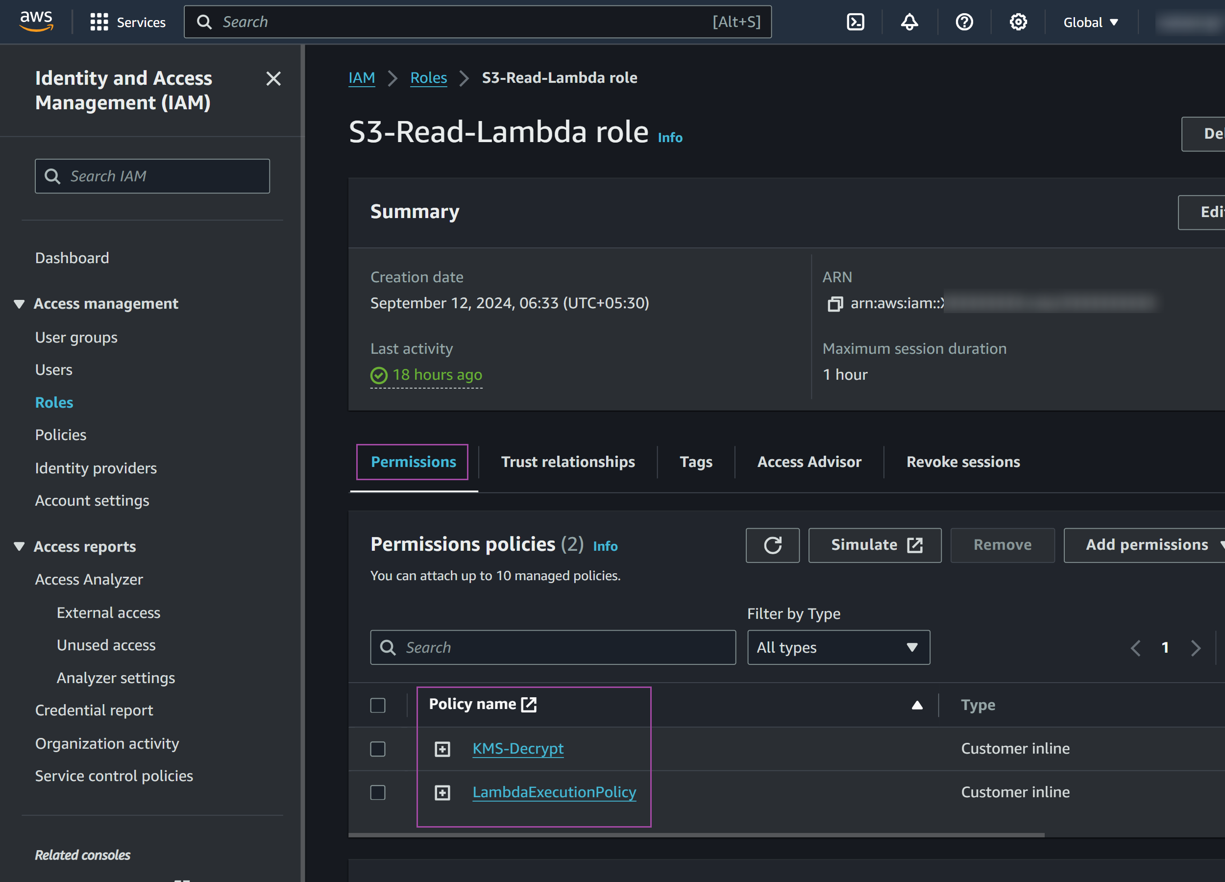 applogs-aws-kms-policy AppLogs AWS KMS policy