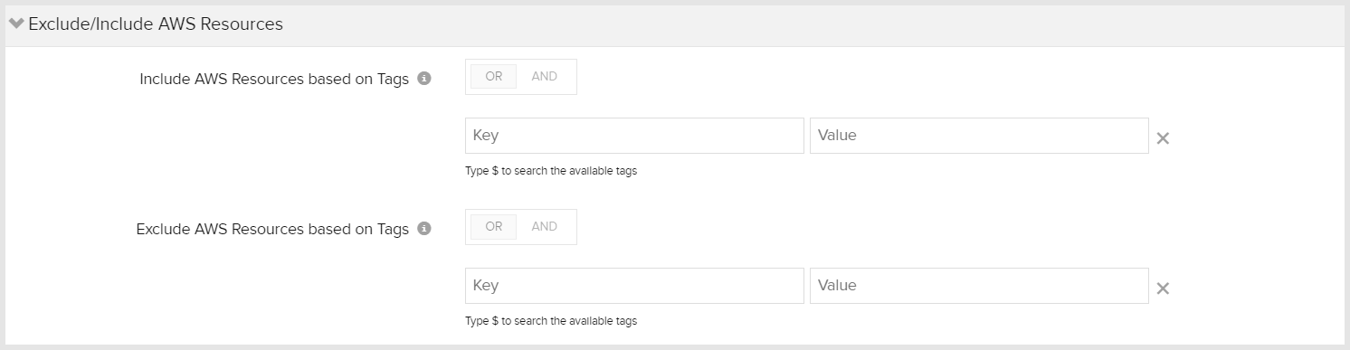 Tag based Exclude/Include filtering options Tag based exclude/include filtering options