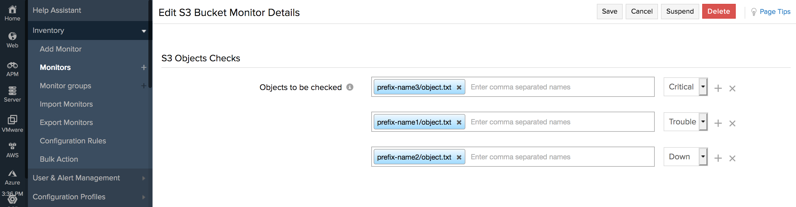 check-s3-object Monitor the S3 object