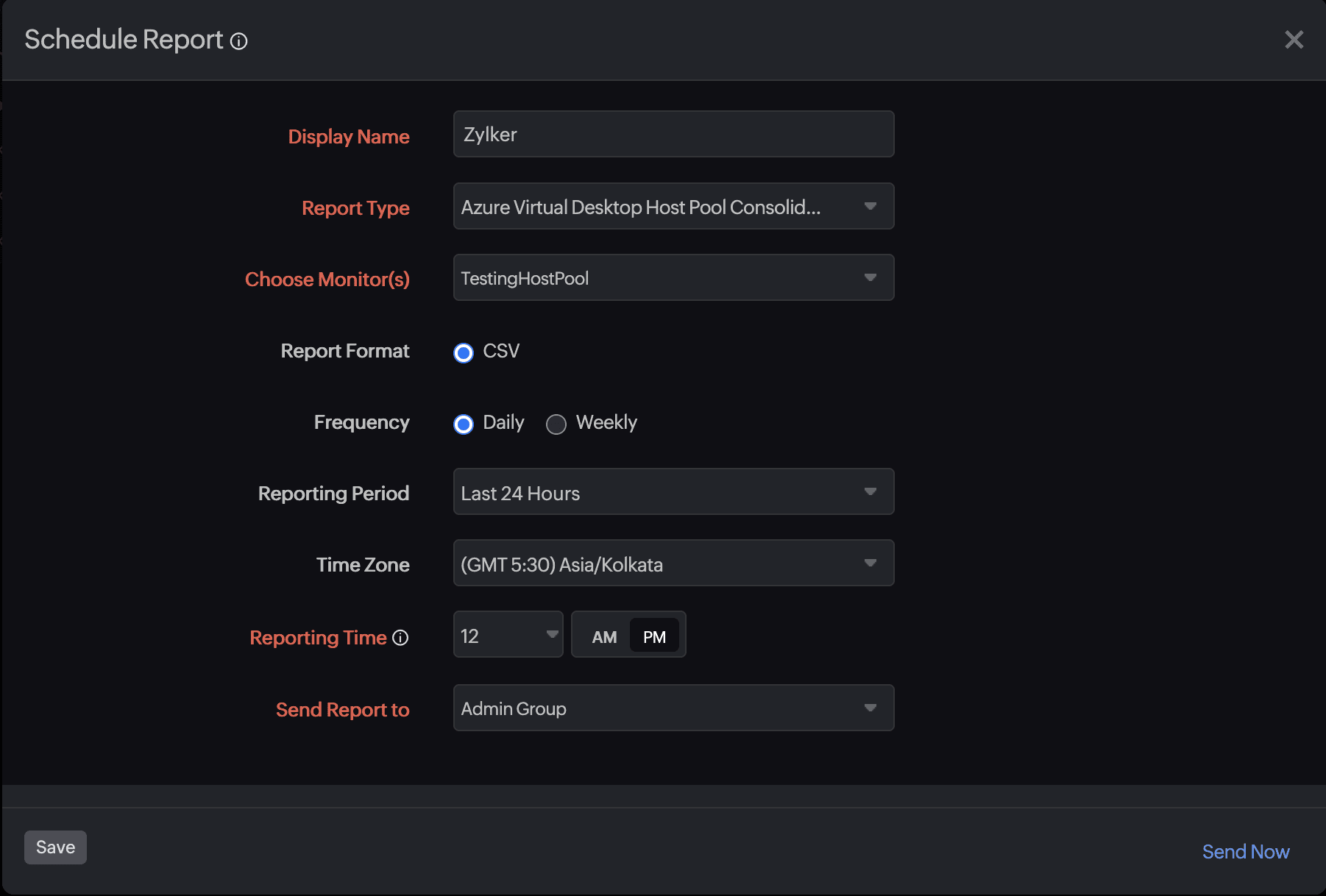 User Sessions Report