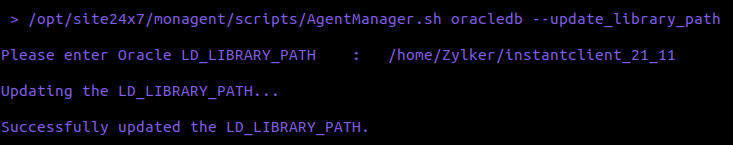 Oracle Library path Oracle Library path