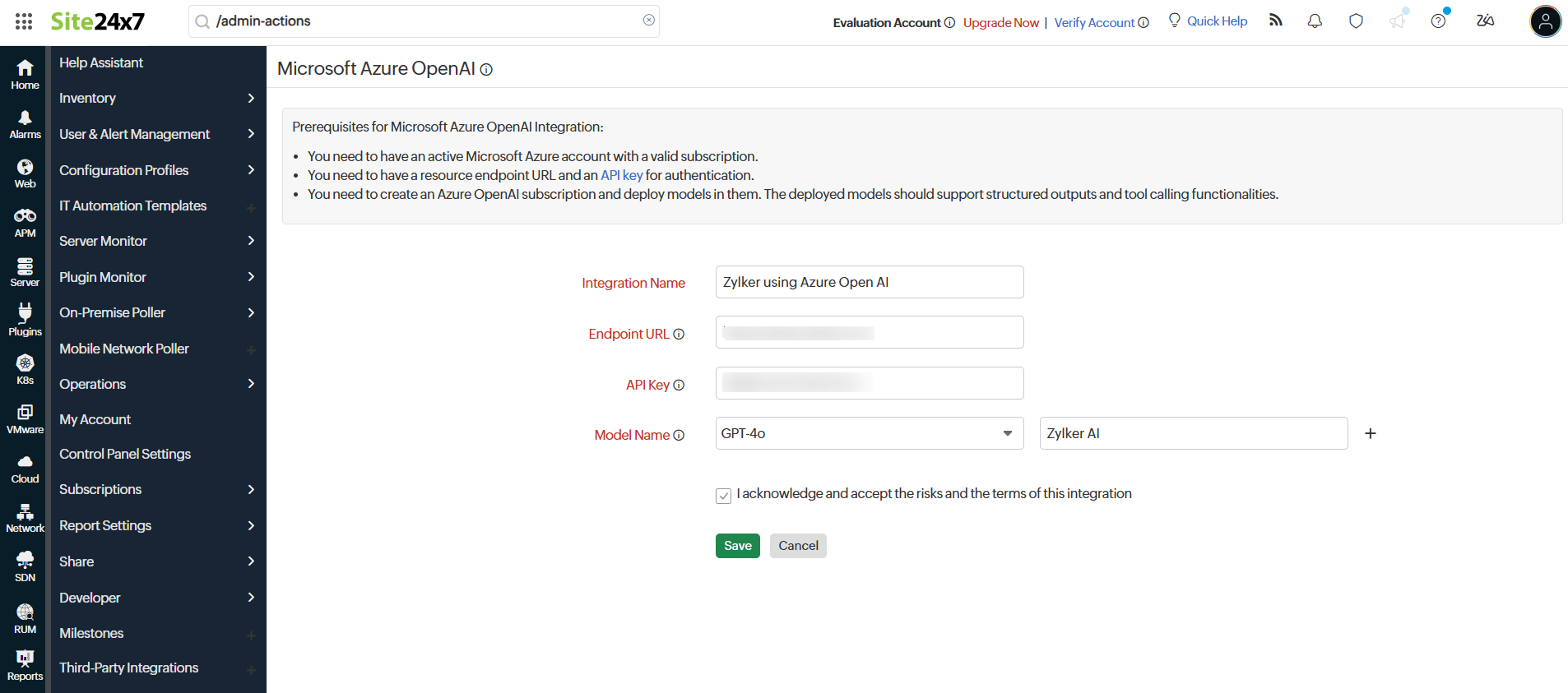Microsoft Azure AI Integration